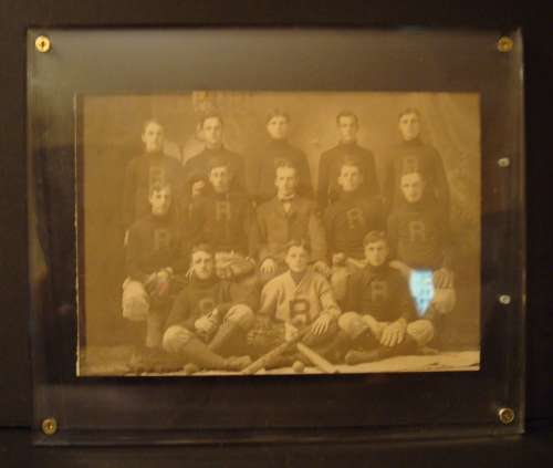 Early Base Ball Taam with R on Sweaters